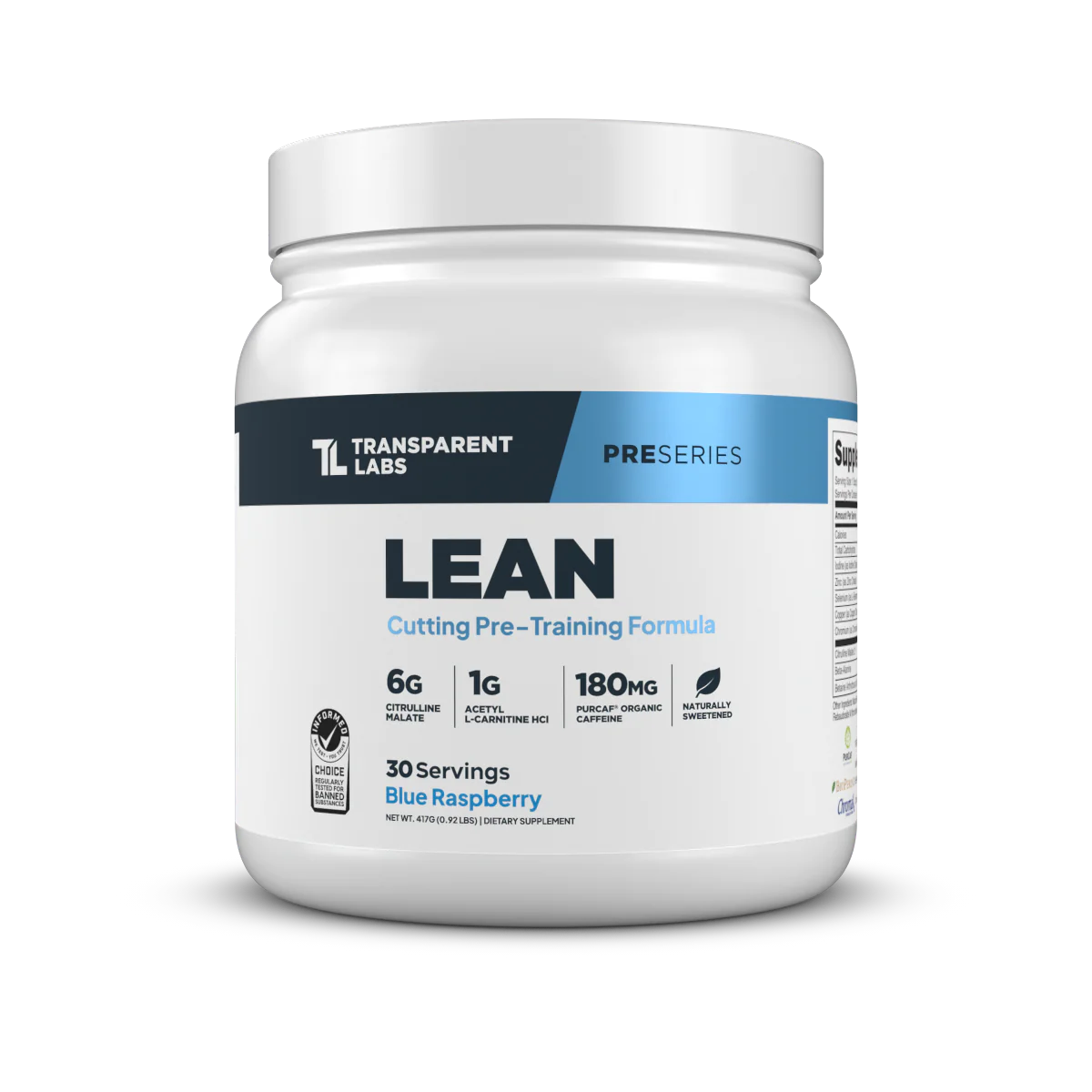 Lean Pre - Workout - Blue Raspberry