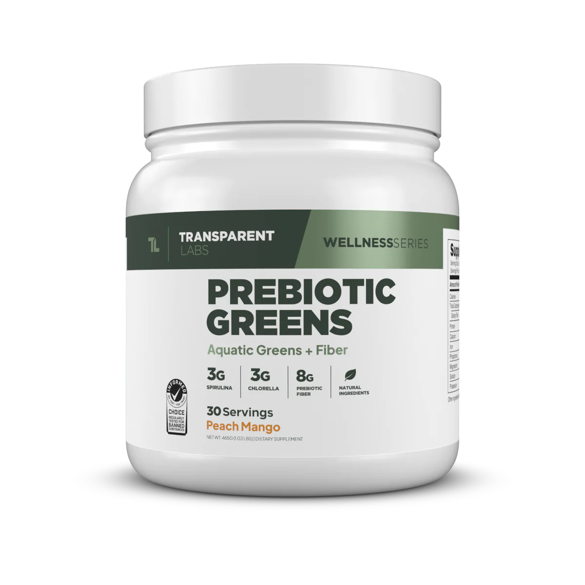Prebiotic Greens - Peach Mango