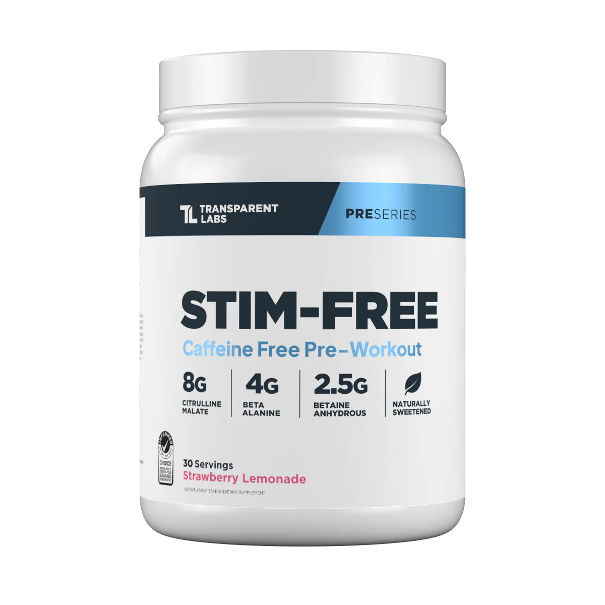 Stim - Free Pre - Workout - Strawberry Lemonade