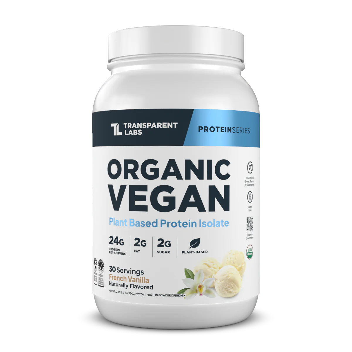 Organic Vegan Plant - Based Protein	- French Vanilla