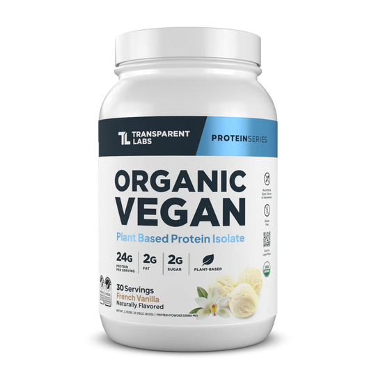 Organic Vegan Plant - Based Protein	- French Vanilla