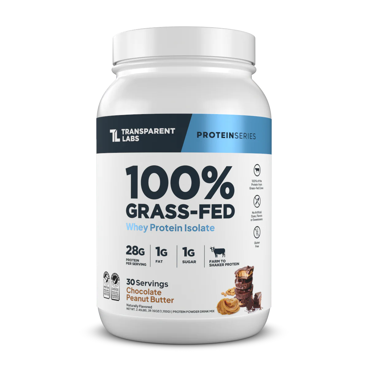 Grass - Fed Whey Protein Isolate - Chocolate Peanut Butter