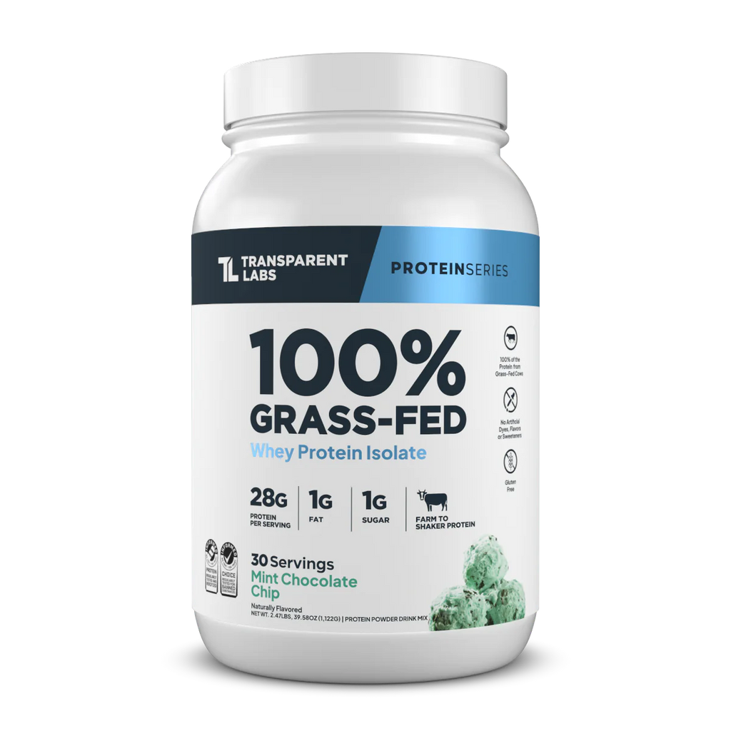 Grass - Fed Whey Protein Isolate - Mint Chocolate Chip