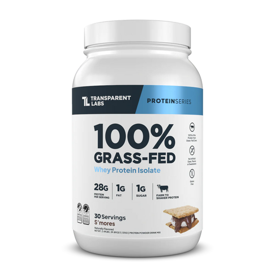 Transparent Labs Grass Fed Whey Protein Isolate - S'mores
