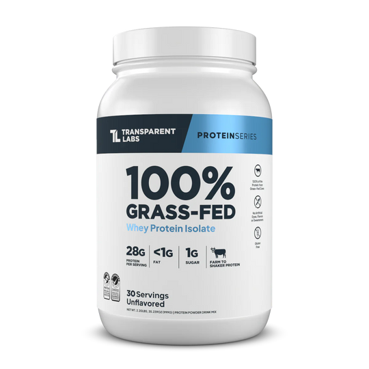 Transparent Lab Fed Whey Protein Isolate - Unflavored