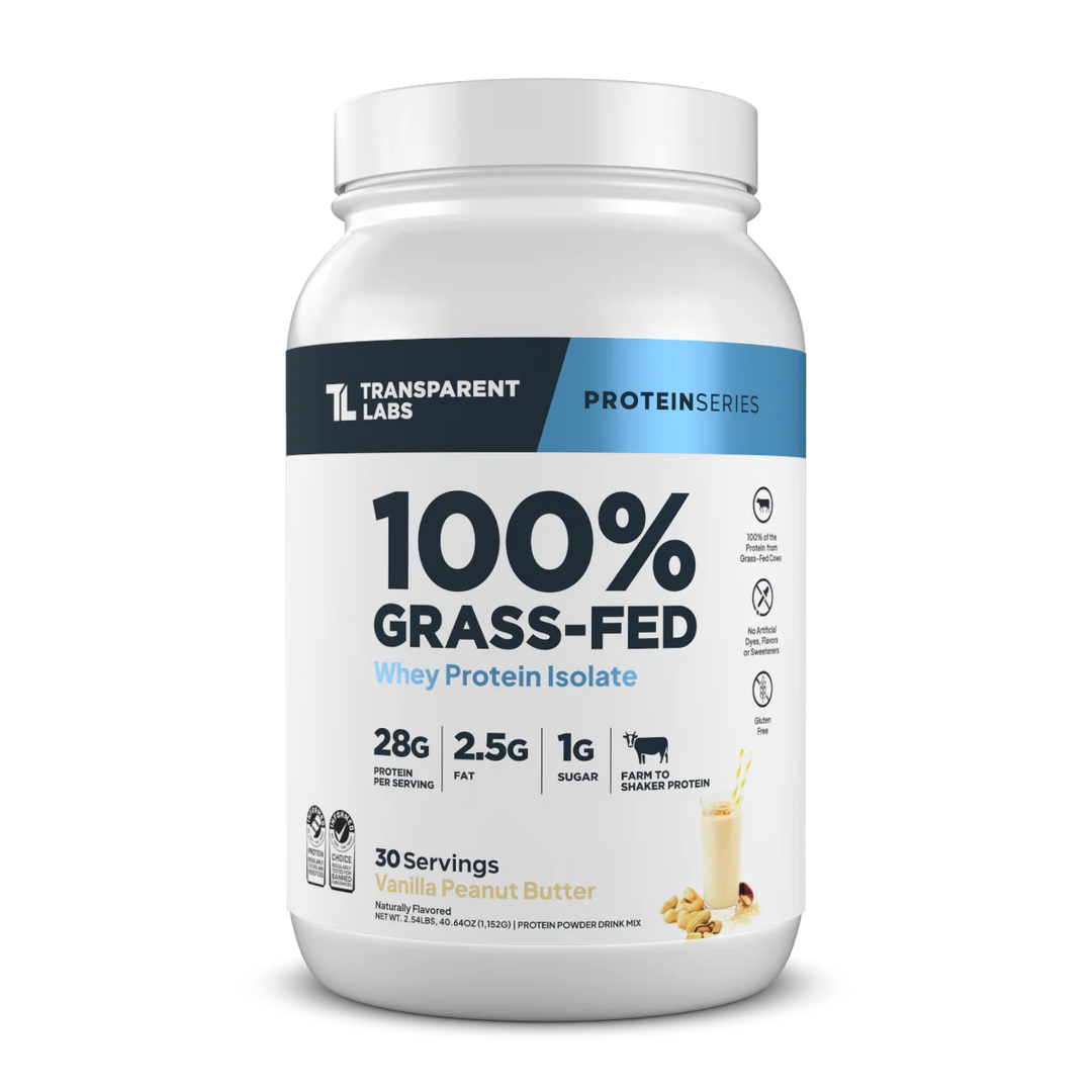 Grass - Fed Whey Protein Isolate - Vanilla Peanut Butter