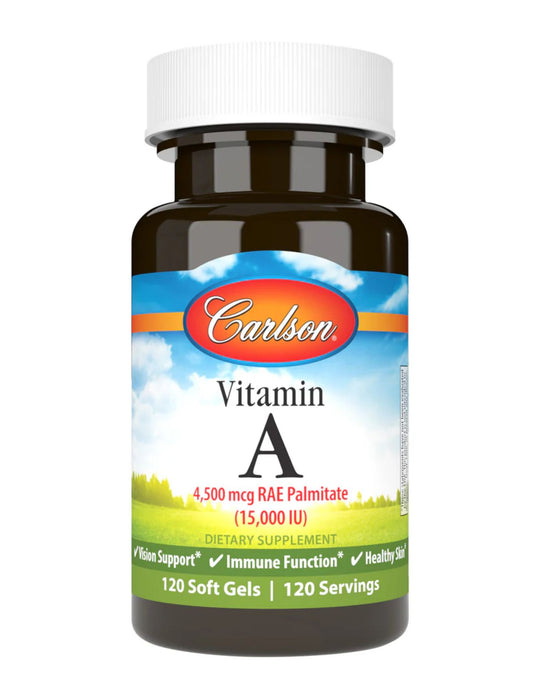 Carlson Laboratories Vitamin A Palmitate 15000IU 120ct