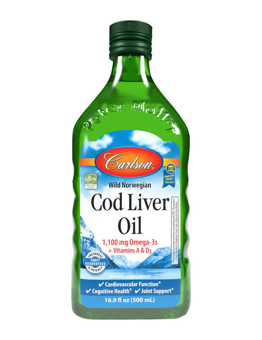 Carlson Laboratories Norwegian Cod Liver Oil Natural 500ml