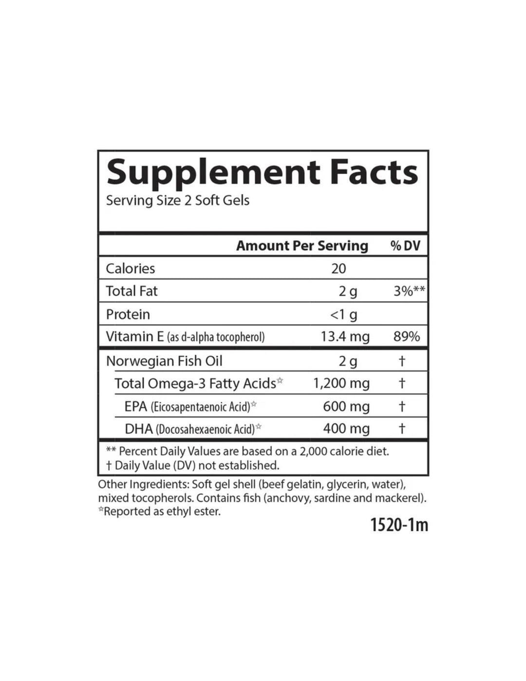 Carlson Laboratories Super Omega 3 250ct