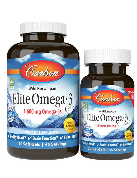 Carlson Laboratories Elite Omega 3 Gems 120ct