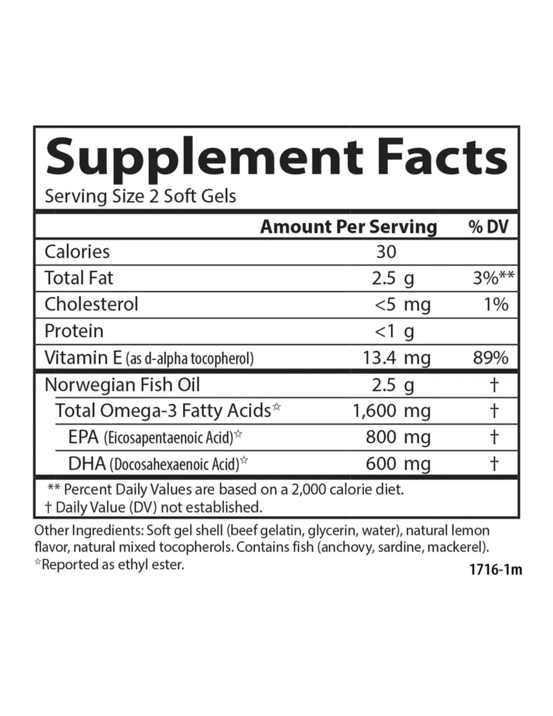 Carlson Laboratories Elite Omega 3 Gems 120ct