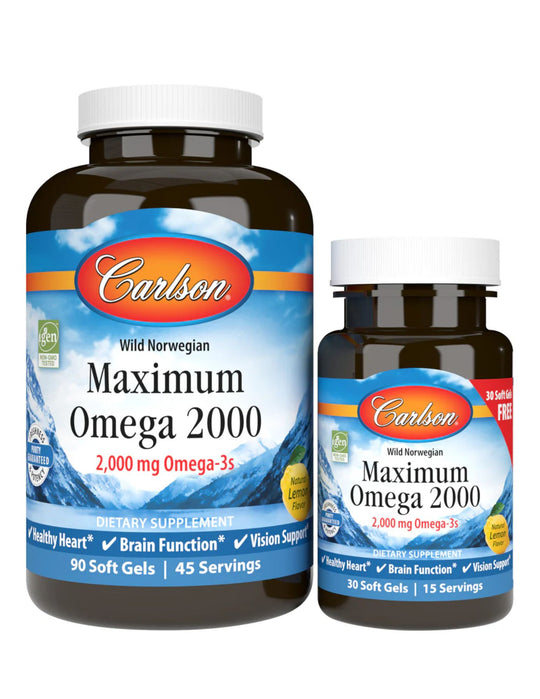 Carlson Laboratories Maximum Omega 2000 120ct