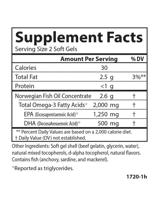 Carlson Laboratories Maximum Omega 2000 120ct