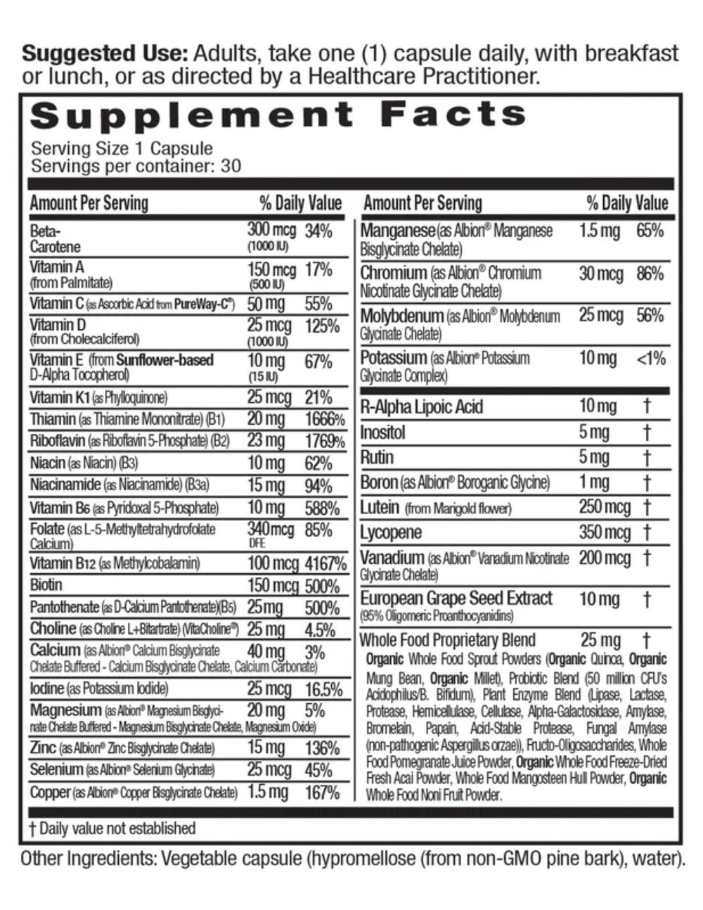 Emerald Labs Men's 1-Daily Multi 30ct