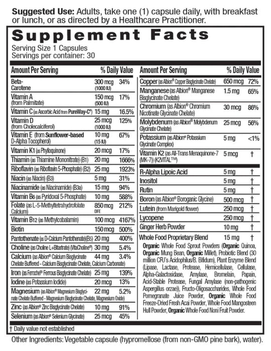 Emerald Labs Prenatal 1-Daily Multi 30ct