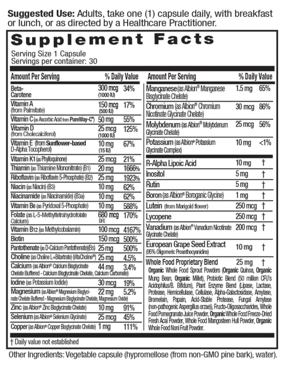 Emerald Labs Women's 1-Daily Multi 30ct