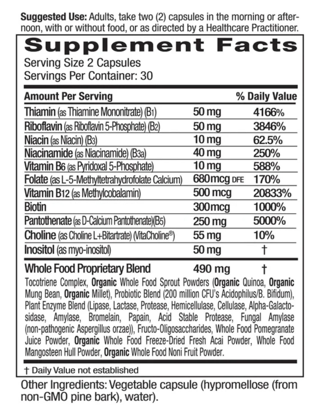 Emerald Labs B Healthy 60ct