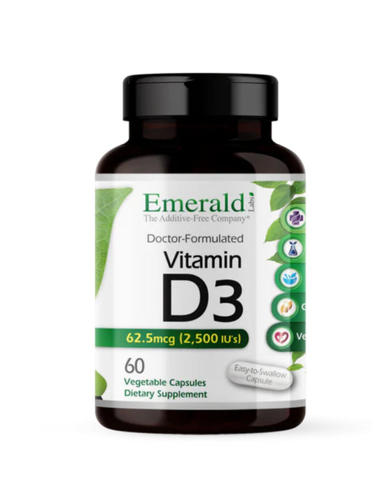 Emerald Labs Vitamin D3 2500 IU 60ct