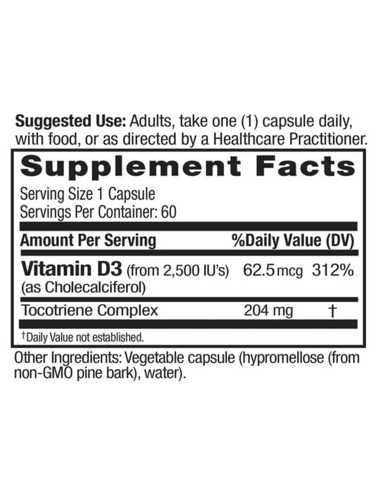 Emerald Labs Vitamin D3 2500 IU 60ct