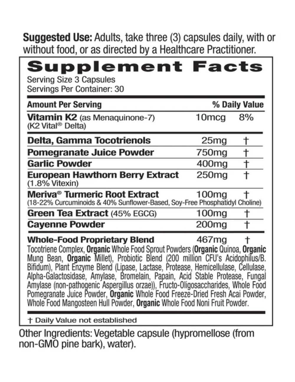 Emerald Labs Heart, Artery & Vein Health 90ct