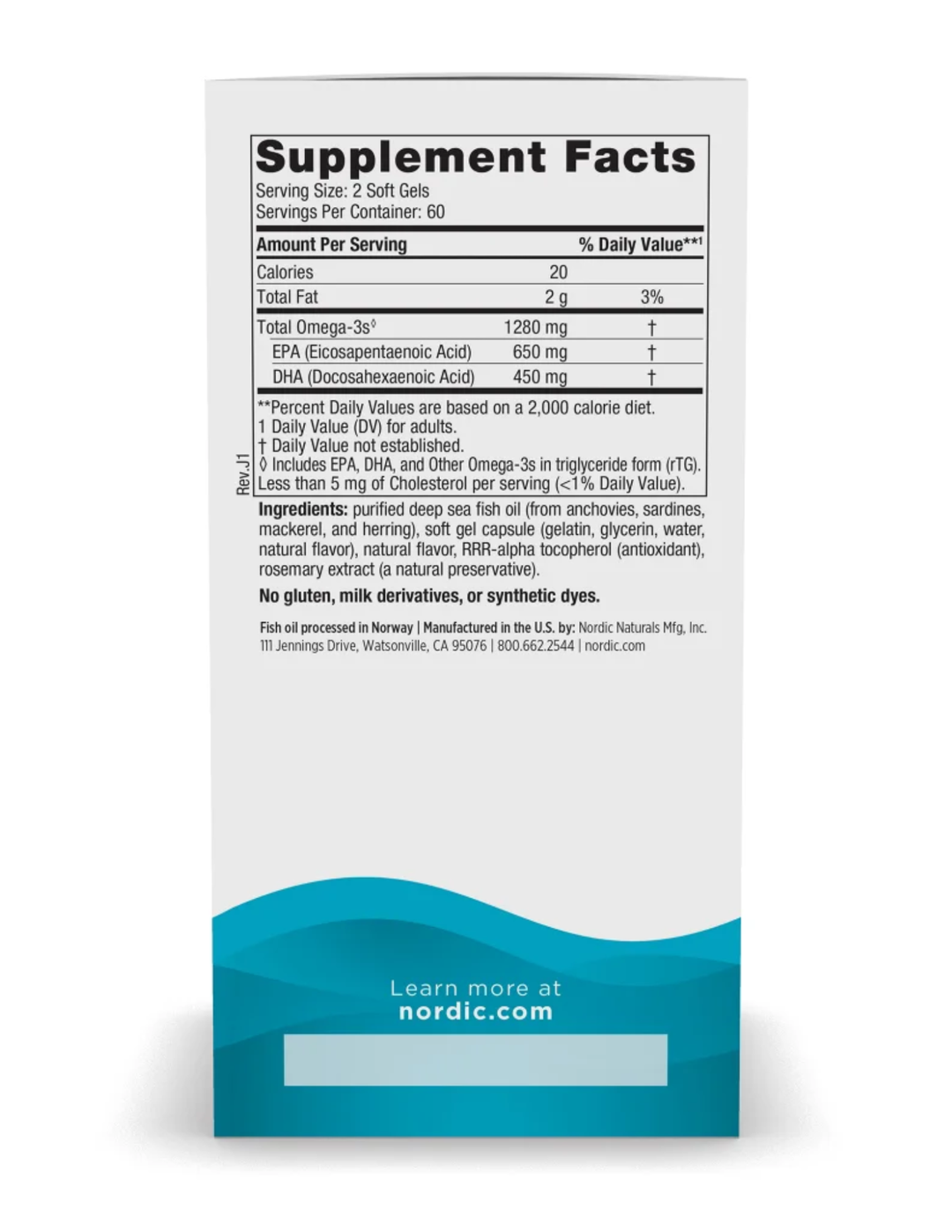 Nordic Naturals Ultimate Omega 120 ct