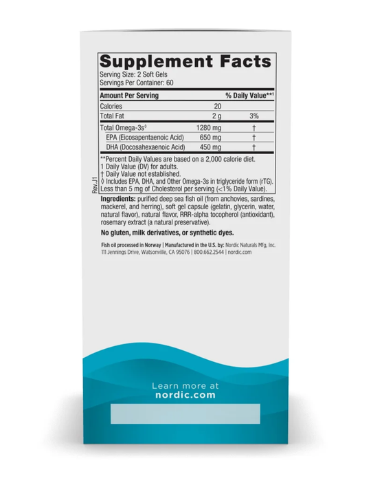 Nordic Naturals Ultimate Omega 120 ct