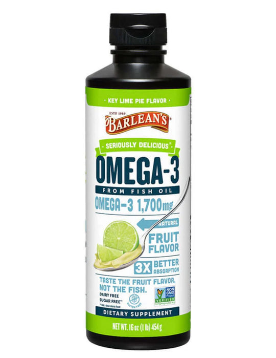 Barleans Key Lime Fish Oil 16oz