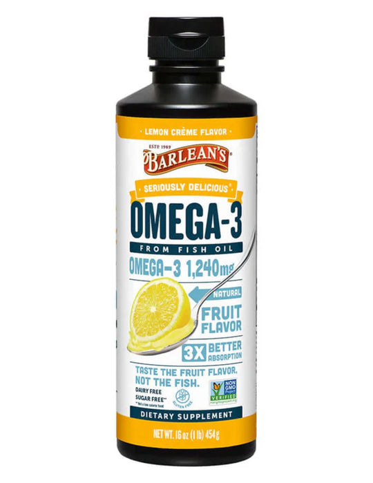 Barleans Lemon Creme Fish Oil 16oz