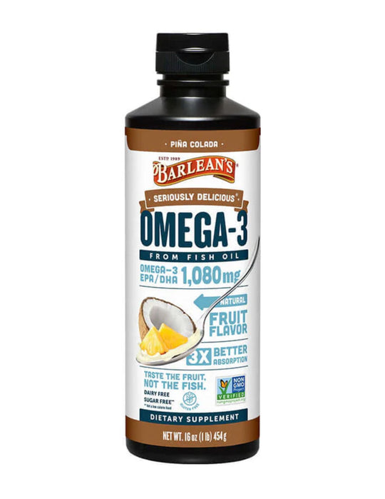 Barleans Piña Colada Fish Oil 16oz