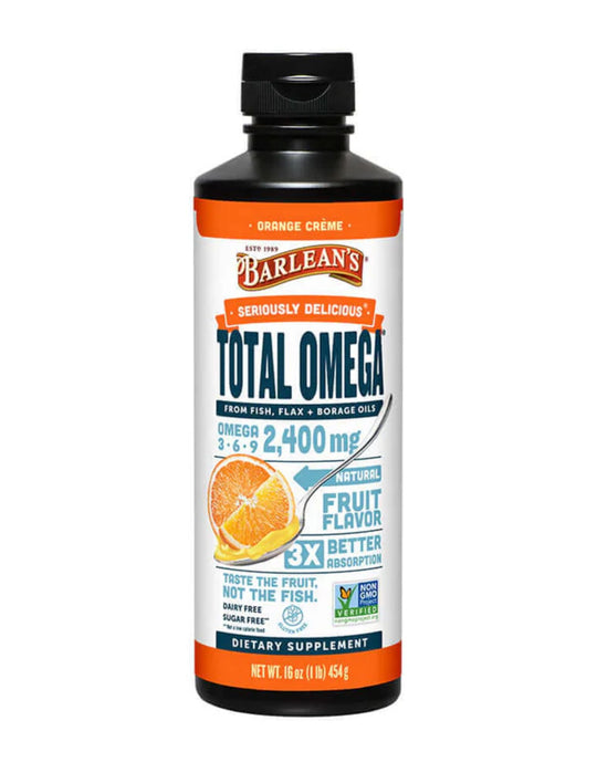Barleans Orange Crème Total Omega 16oz