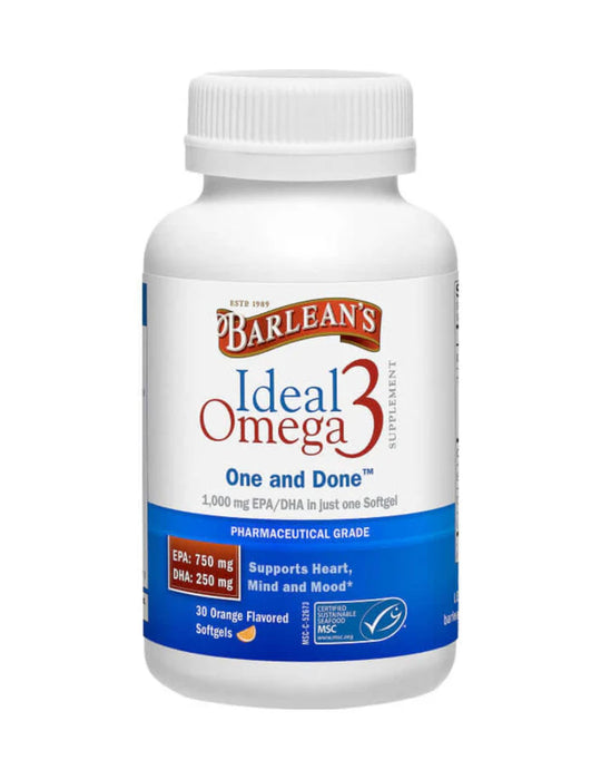 Barleans Ideal Omega 3 Softgels 30ct
