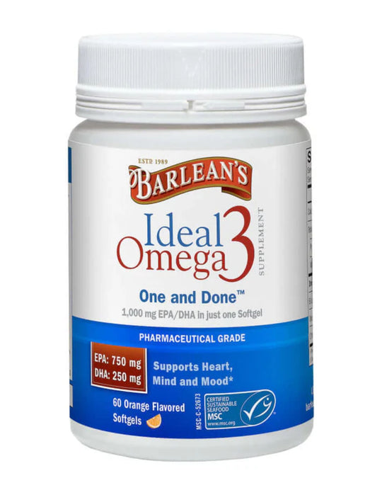 Barleans Ideal Omega3 Softgels 60ct