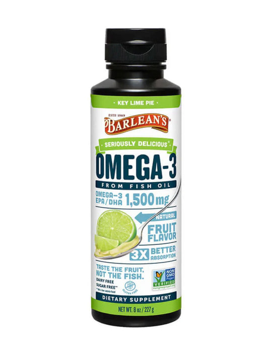 Barleans Key Lime Fish Oil  8oz