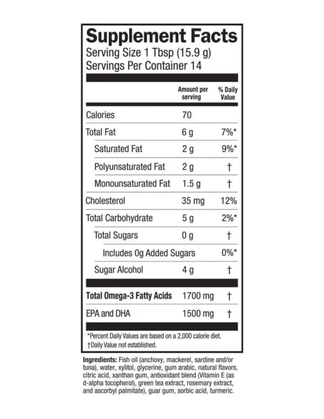 Barleans Key Lime Fish Oil  8oz