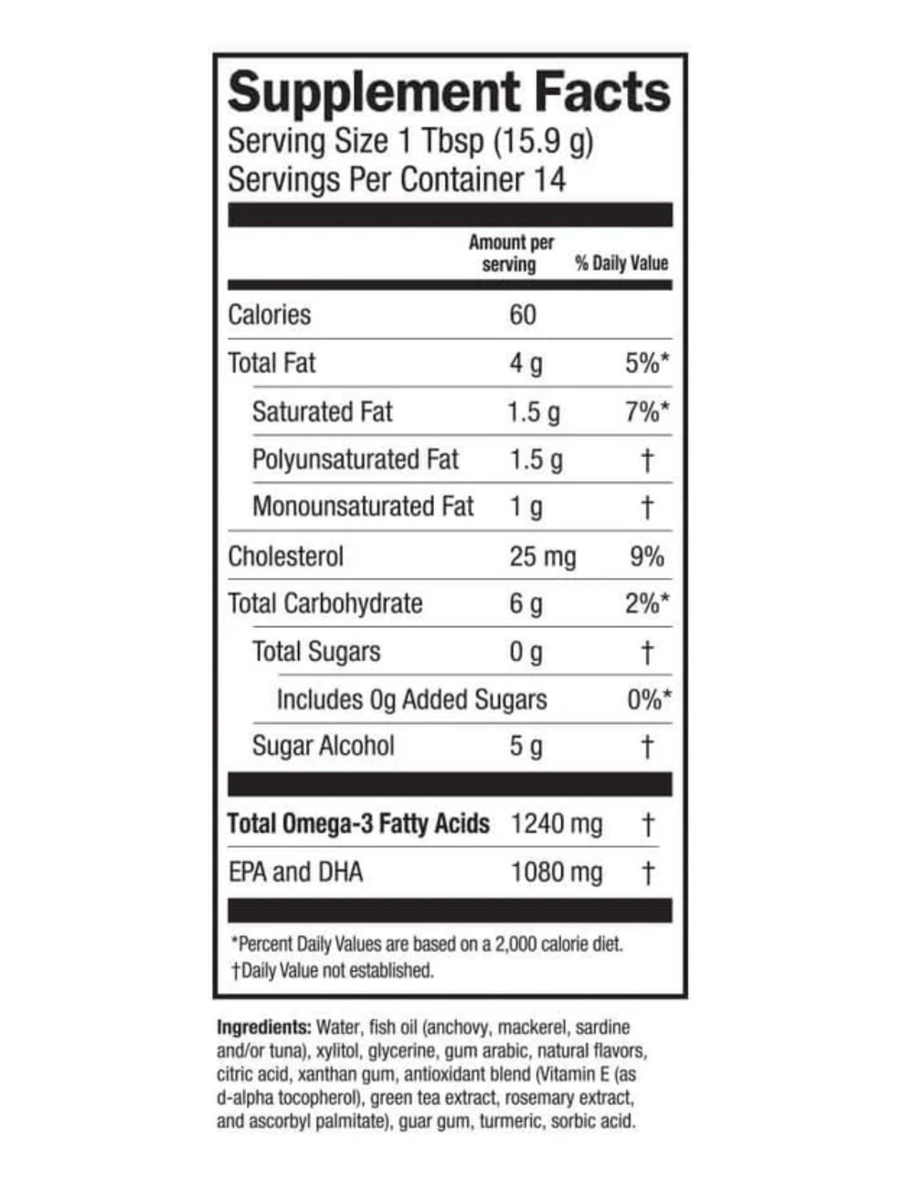 Barleans Lemon Creme Fish Oil 8oz