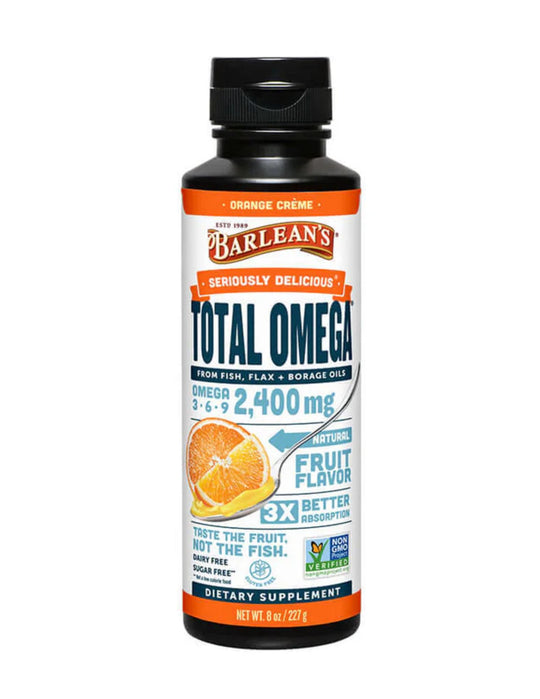 Barleans Orange Crème Total Omega 8oz