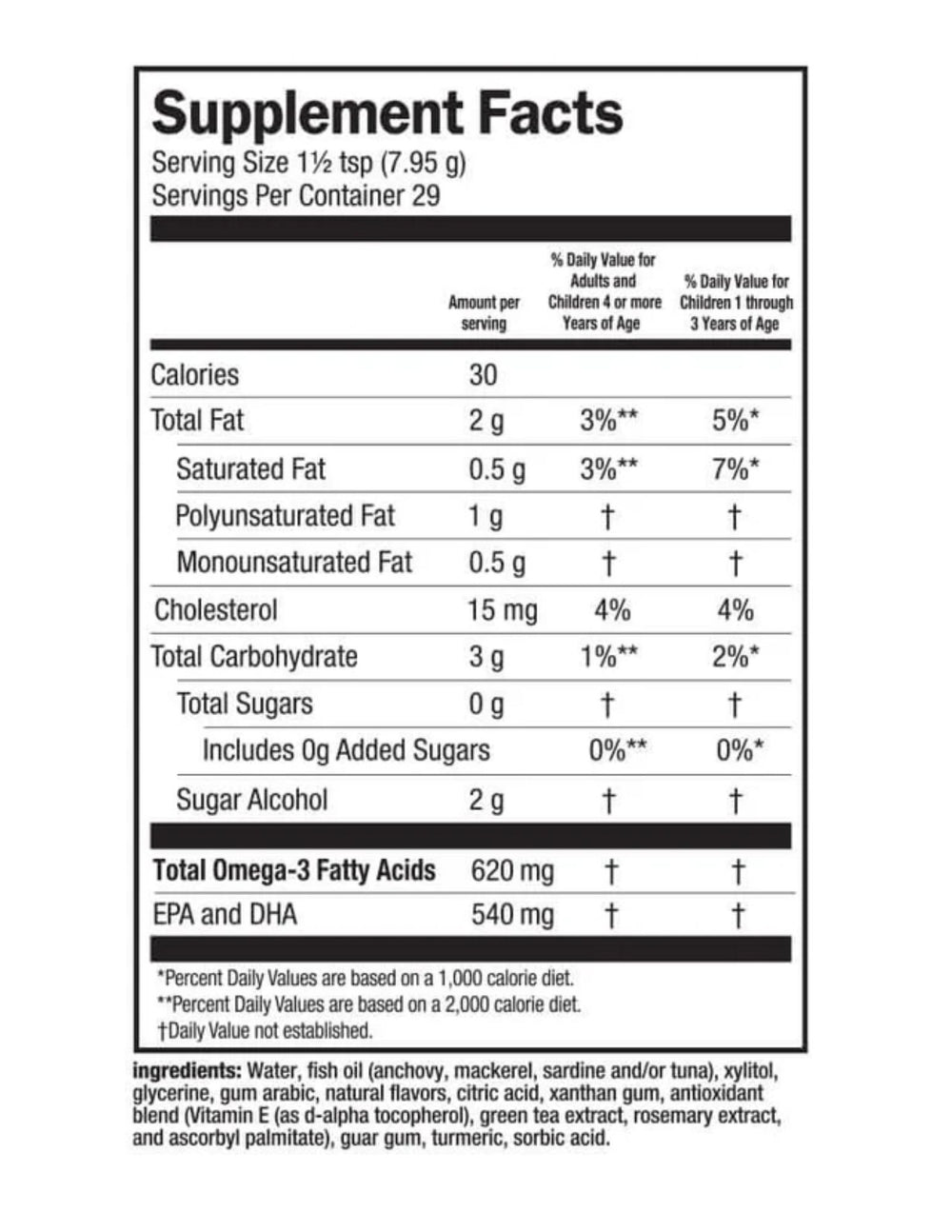 Barleans Chirpin’ Slurpin’ Lemonade Fish Oil 8oz