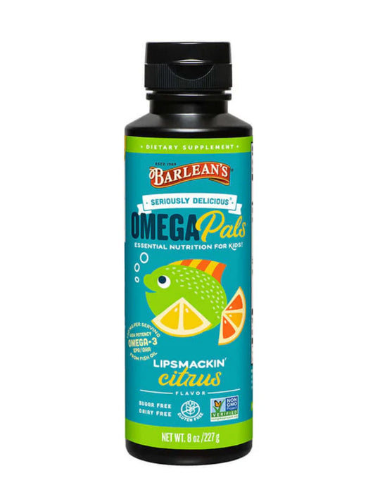 Barleans Lipsmackin’Citrus Fish Oil 8oz