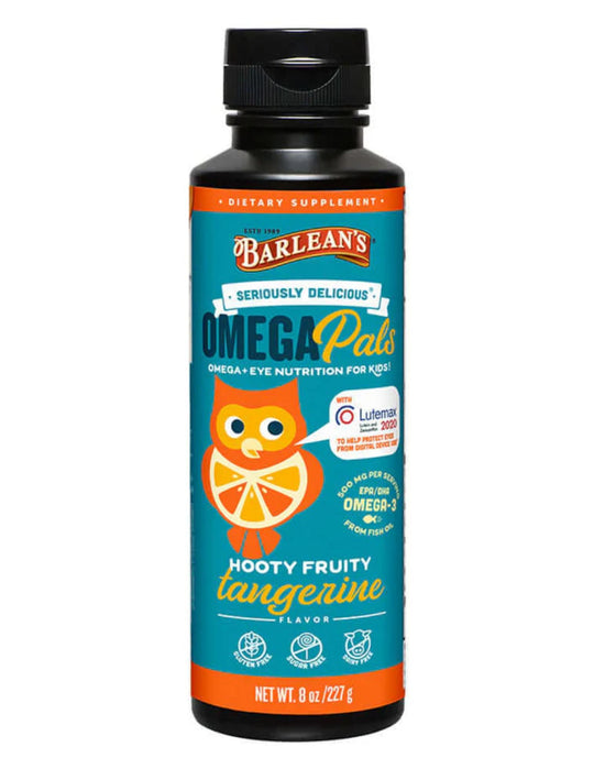 Barleans Hooty Fruity Tangerine Fish Oil + Eye 8oz