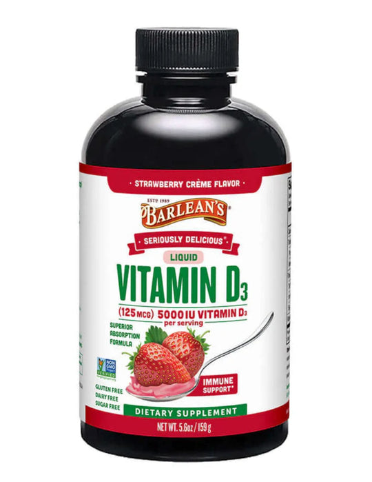 Barleans Vitamin D3 Strawberry Crème 5.6oz