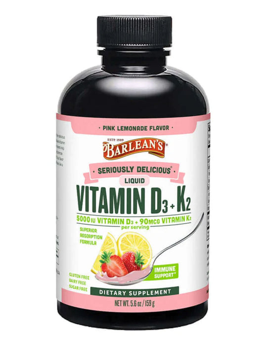 Barleans Vitamin D3+K2 Pink Lemonade