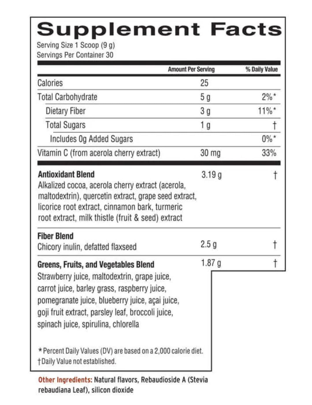 Barleans Chocolate Silk Greens Powder 9.52oz