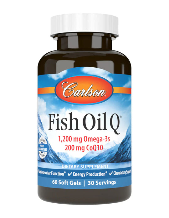Carlson Laboratories Fish Oil Q 100 Mg 30ct