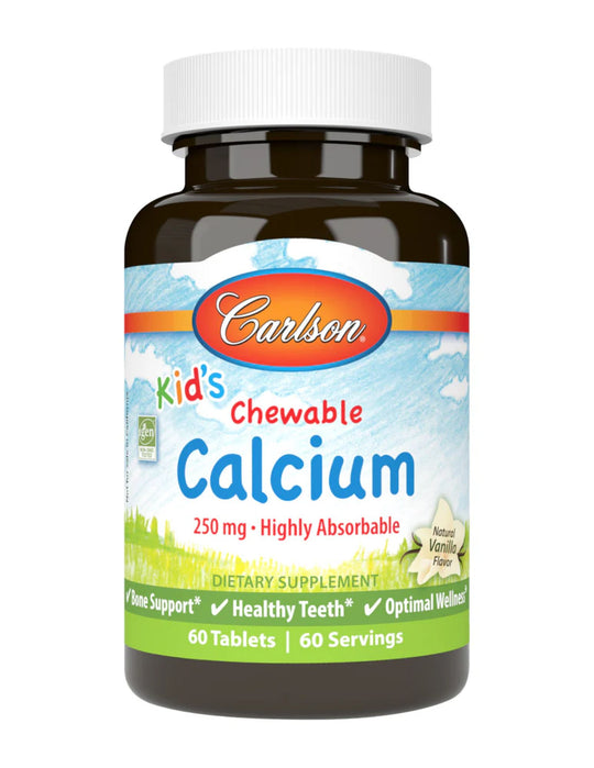 Carlson Laboratories Kids Chewable Calcium 60ct