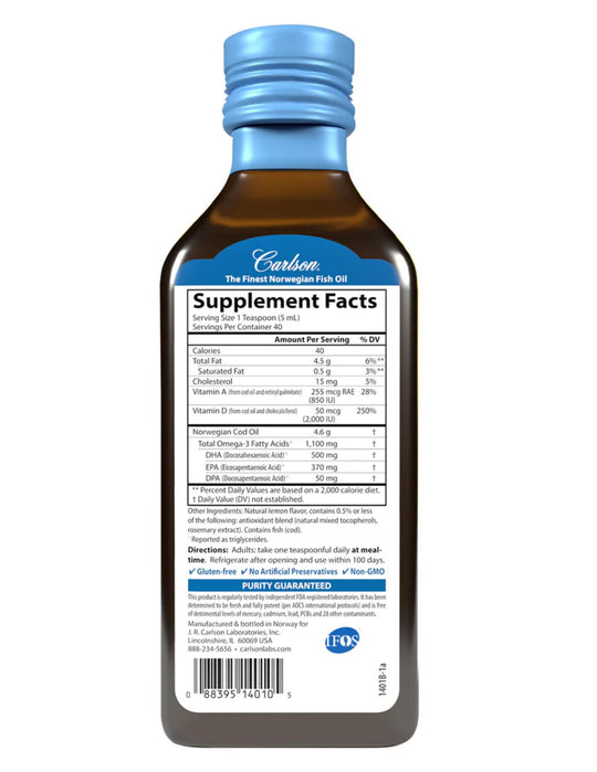 Carlson Laboratories Super D Omega 3