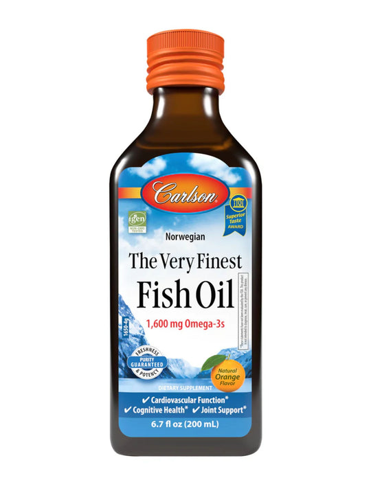 Carlson Laboratories The Very Finest Fish Oil Orange Flavor 200ml