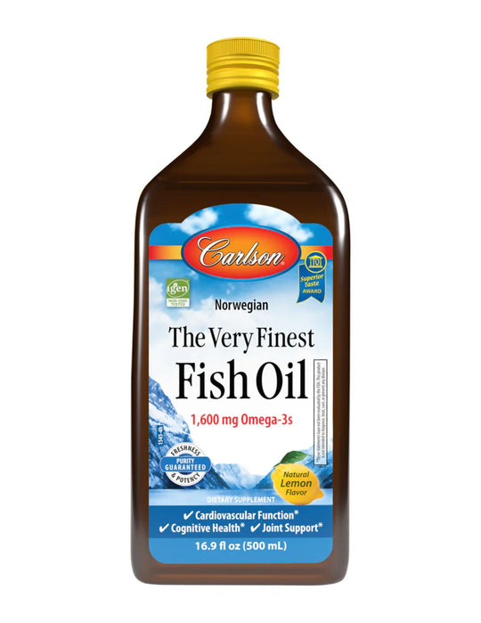 Carlson Laboratories The Very Finest Fish Oil Lemon Flavor 500ml