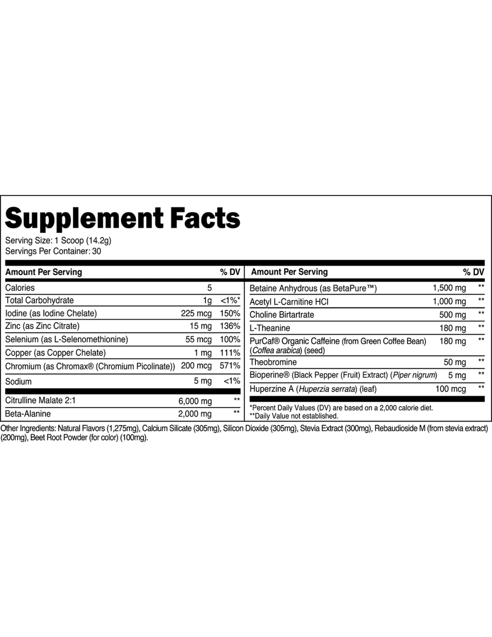 Transparent Labs Lean Pre - Workout - Strawberry Lemonade