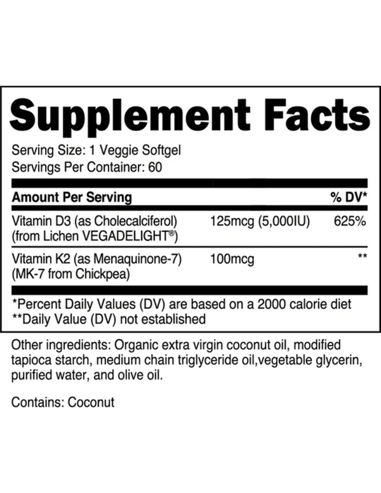 Transparent Labs Vitamin D3 & K2