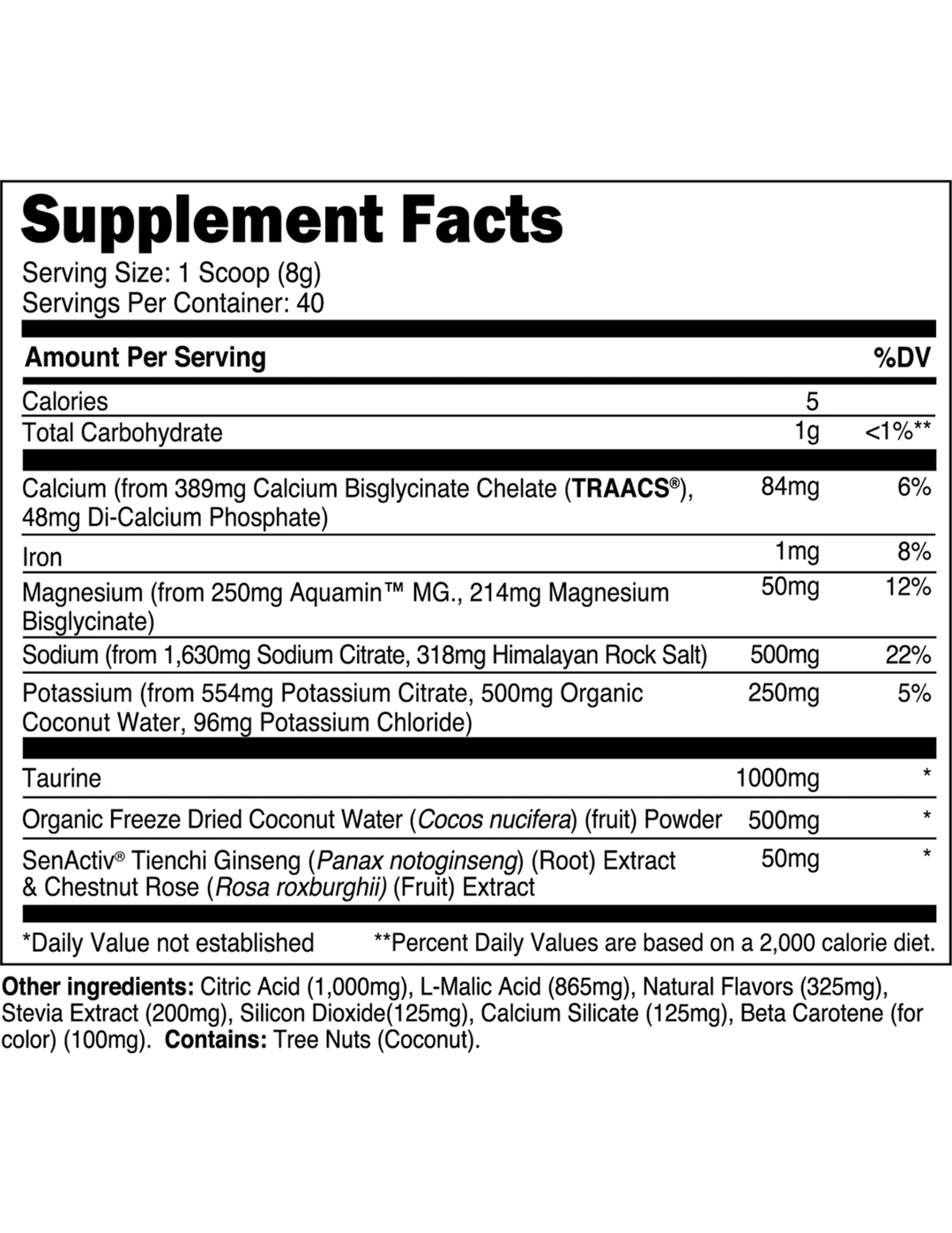 Transparent Labs Hydrate - Peach Mango